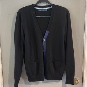 Modern Amusement Black Cardigan V-Neck Sweater Size M